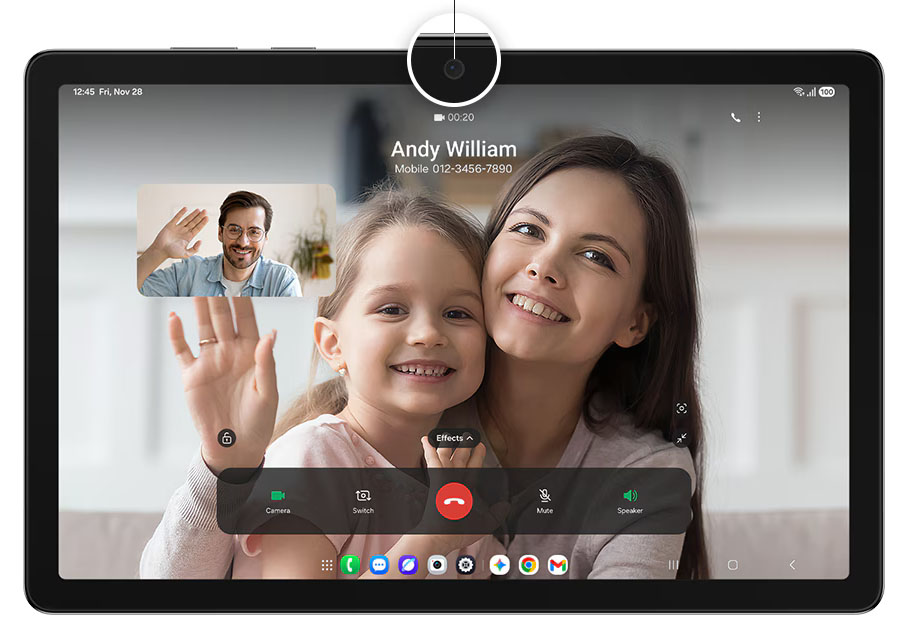 Samsung Galaxy Tab A11 video conference